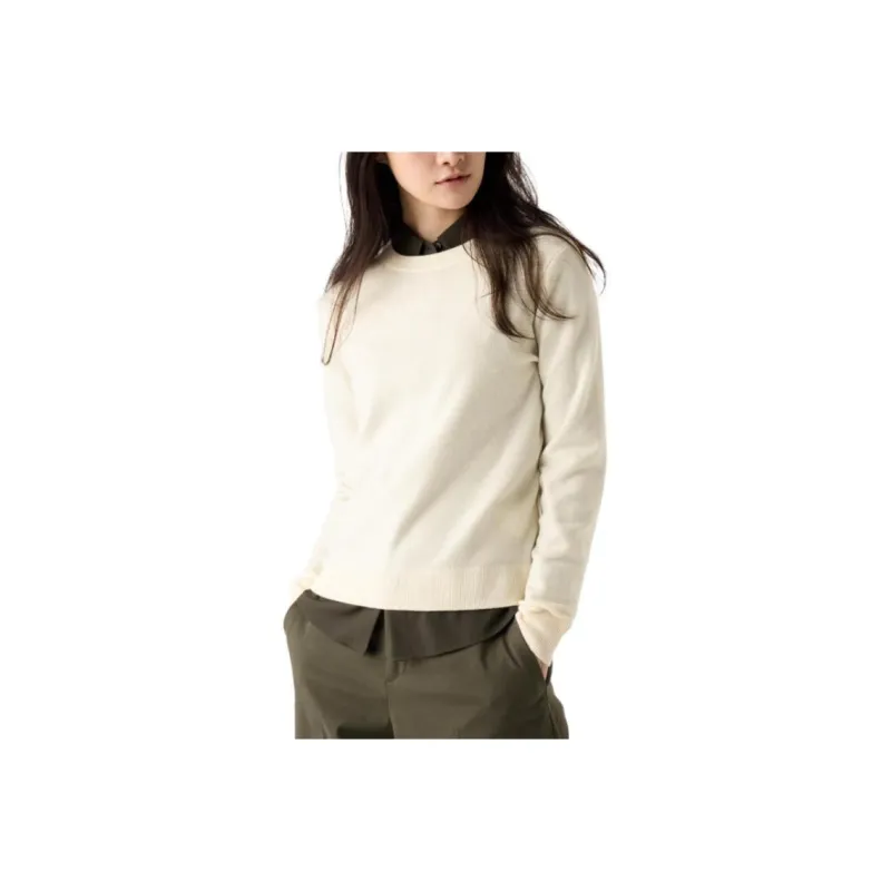 UNIQLO Cashmere Sweater Women's Soft And White-0