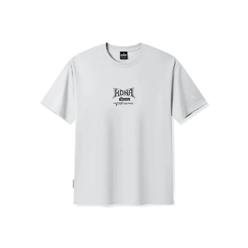 XTEP T Shirt Men's Bright Moon Gray-0