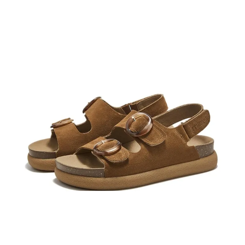 Millies Beach Sandals Women's Sand, Camel-6