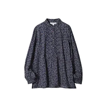 Ines De La Fressange X UNIQLO X Ines De La Fressange Shirts Women's Navy Blue