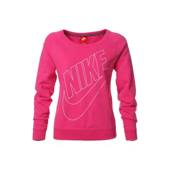 Nike RALLY CREW Sweatshirt Women's Rose Red