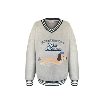 Girly Fancy Club Knitwear Women's Gray Gray