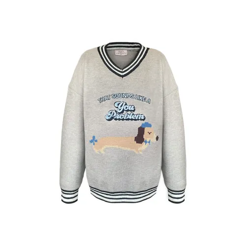 Girly Fancy Club Knitwear Women's Gray Gray