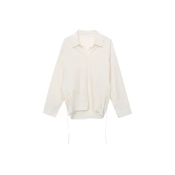CHARM PICK Shirt Women's Cream Beige