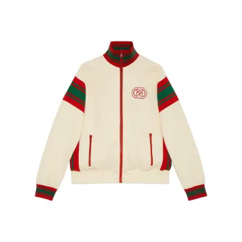 GUCCI Interlocking G Zip Up Track Jacket