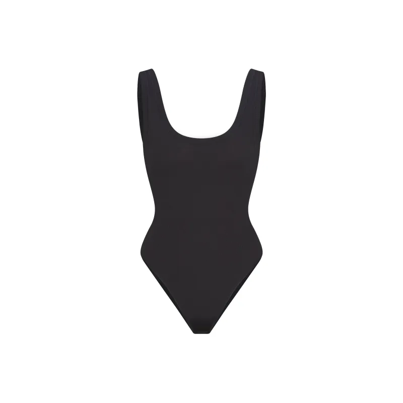 Skims Bodysuits Women's SOOT/Smoke Gray-0