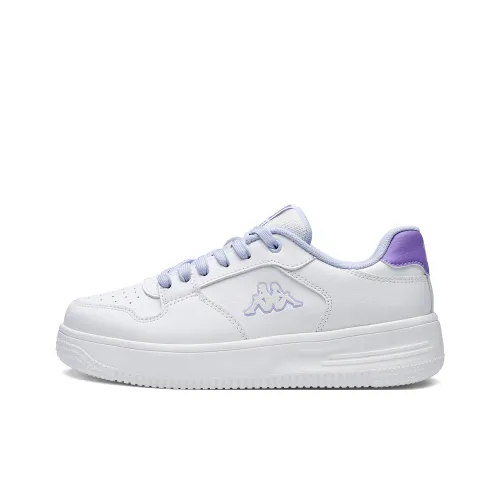 Kappa Back to Back Anti Slip Wear Resistant Low Top Skateboard Shoes Women's White