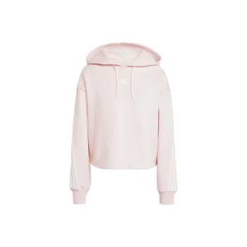 Adidas Future Icons FW24 3-Stripes Hoodie Sweatshirt Women's Pink