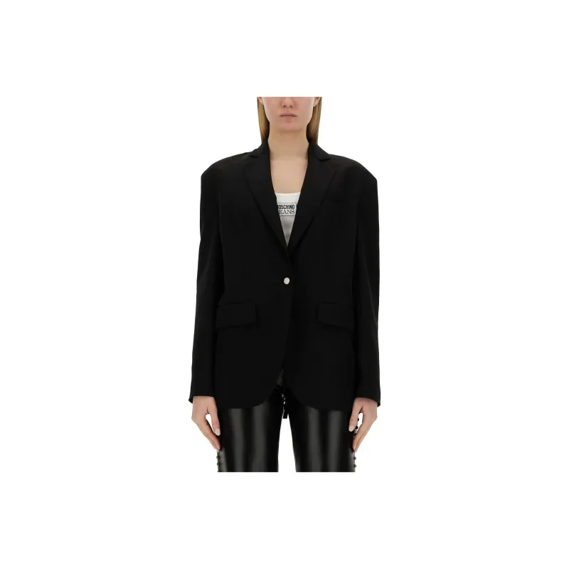 MOSCHINO Jeans Single Breasted Jacket-0