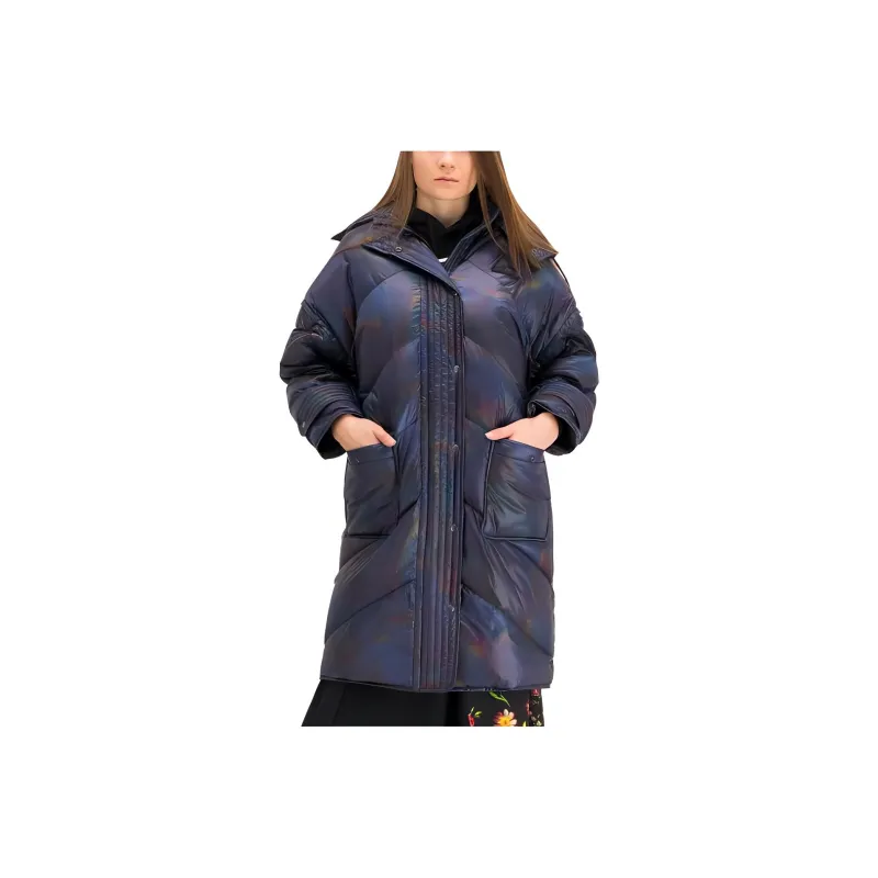 McQ Alexander McQueen Down Jackets Women's Marine Blue-0