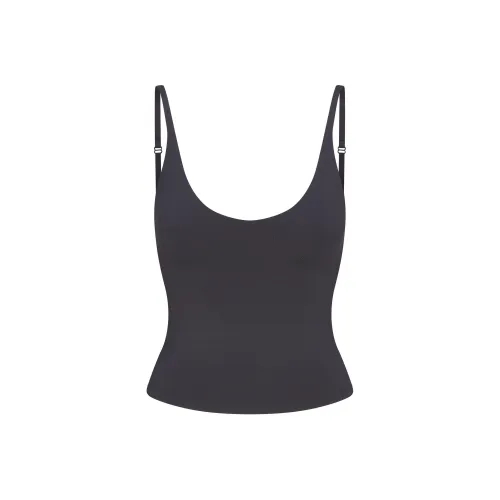 SKIMS SS25 SMOOTH LAYERS SCOOP NECK CAMI Camisole Women's GRAPHITE/Graphite