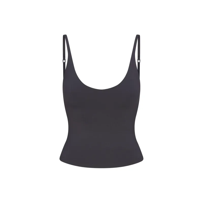 SKIMS SS25 SMOOTH LAYERS SCOOP NECK CAMI Camisole Women's GRAPHITE/Graphite-0