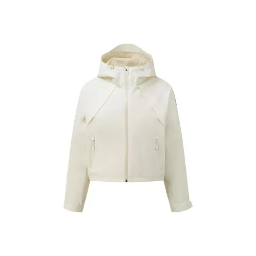 SALOMON Slate Jackets Coats Women's White