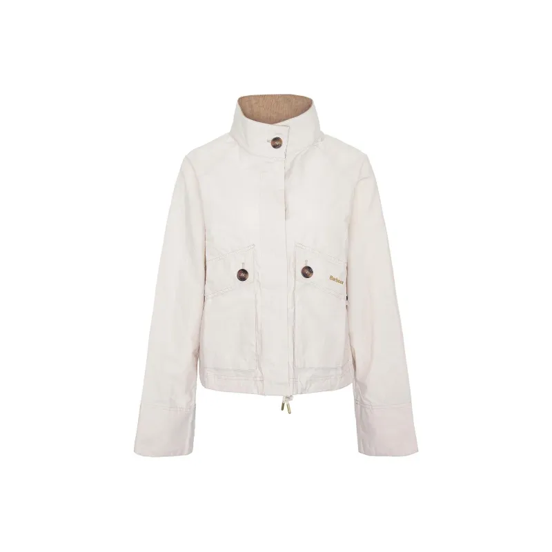BARBOUR Crowdon Showerproof Jacket Jackets Coats Women's White-0