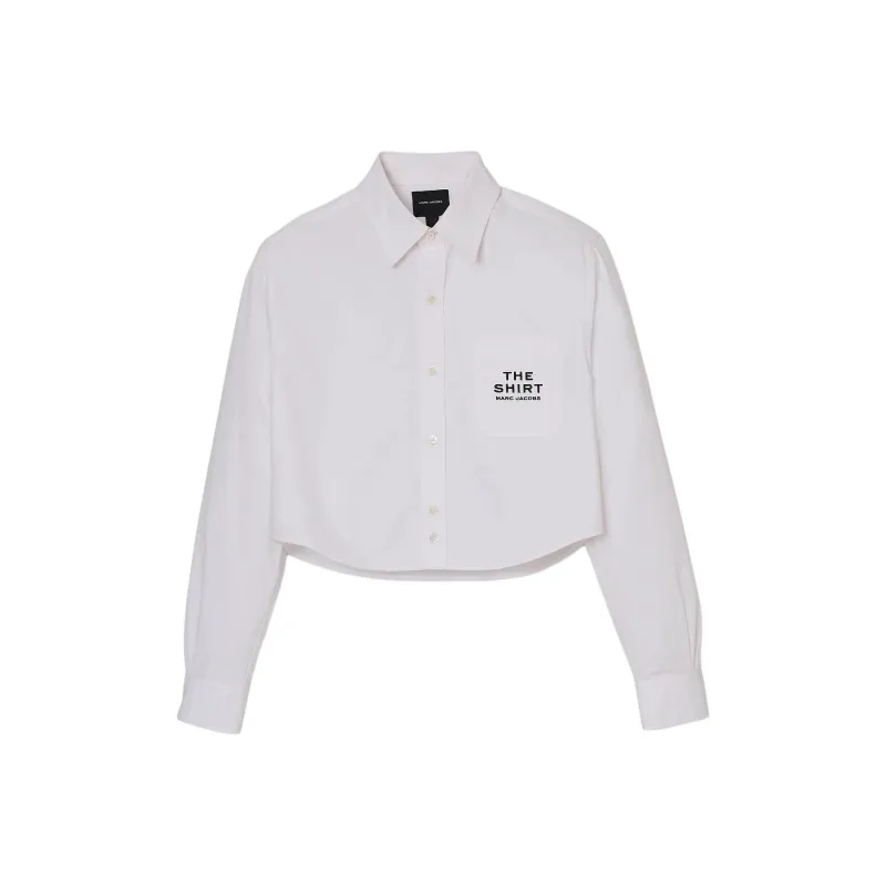 MARC JACOBS Logo Embroidered Long Sleeved Shirt-0