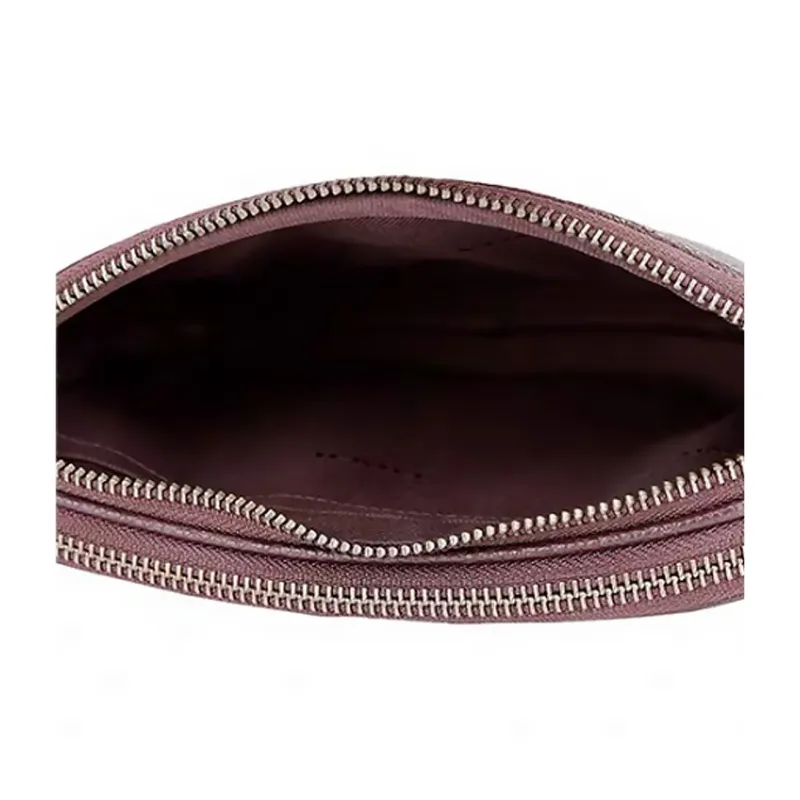 COACH Sadie Leather Clutch, Shoulder Bag, Crossbody Bag Small Size Women's Dark Burgundy-3