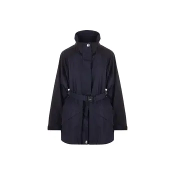 PRADA Jackets Coats Women's Dark Blue