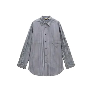 INSUN Shirt Women's Vintage Blue