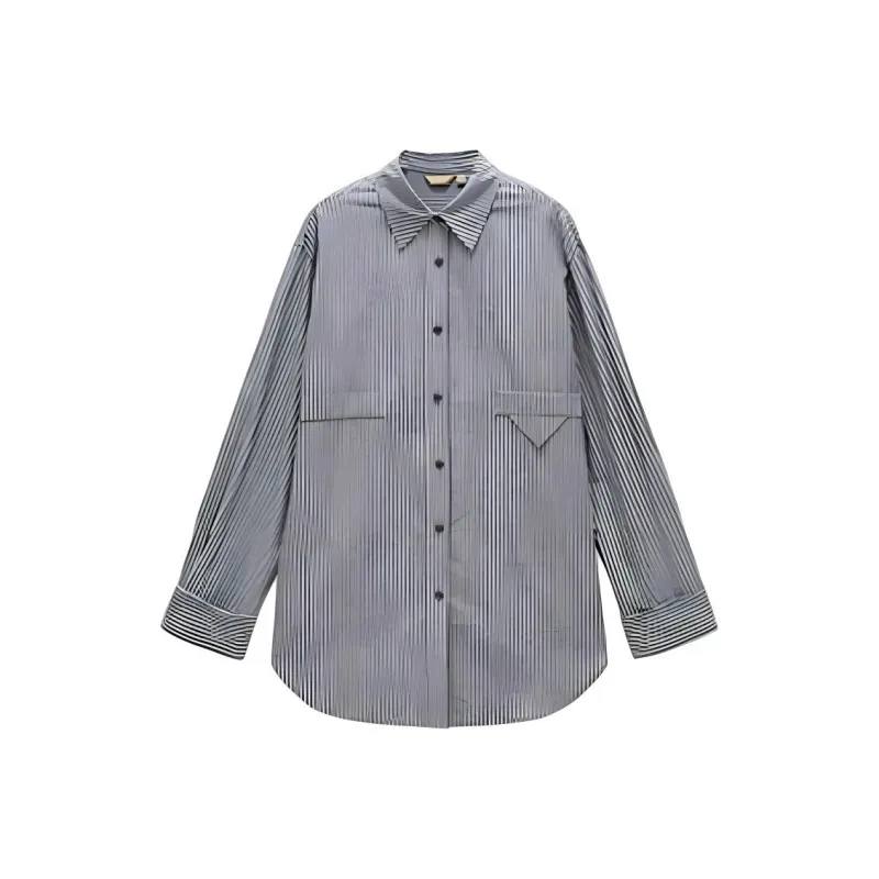 INSUN Shirt Women's Vintage Blue-0