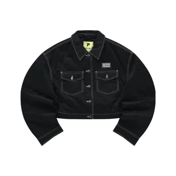 FILA FUSION FILA FUSION X BEAMS Co branded Series Jacket Women's Jet Black