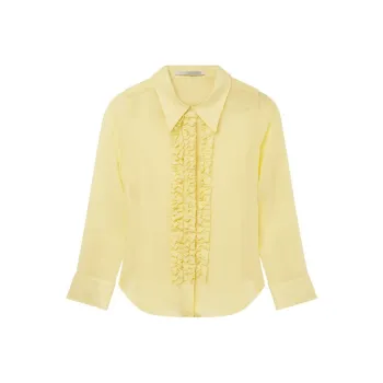 Stella McCartney Ruffle detail Silk Shirt