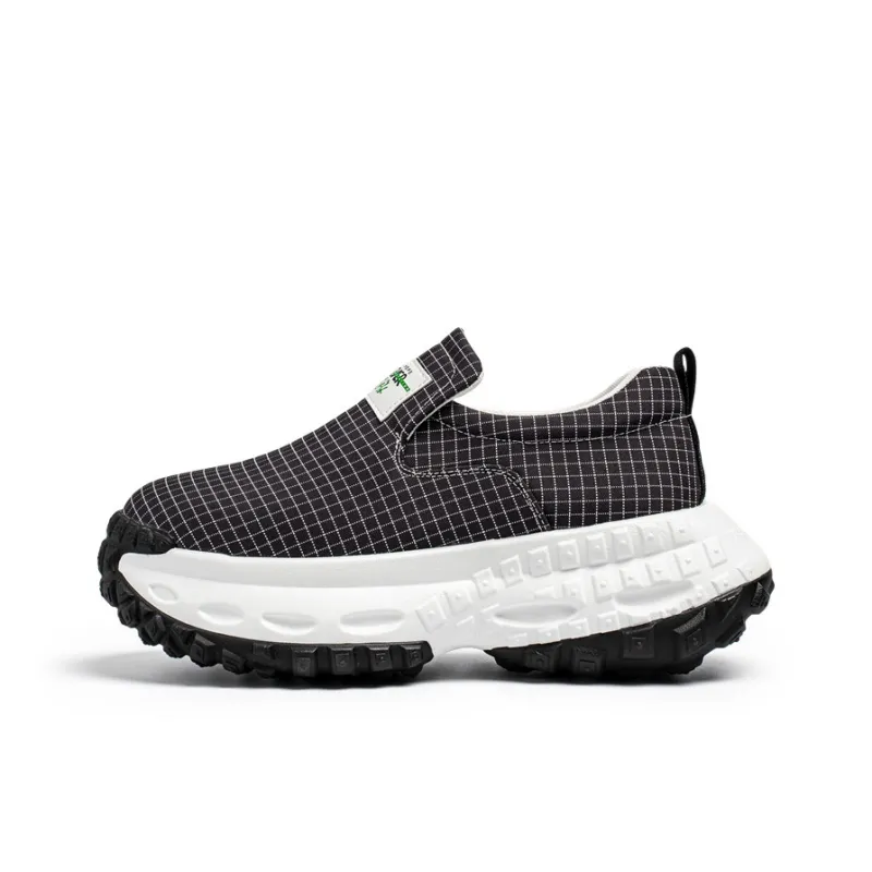 AD Height Increasing Abrasion Resistant Low Top Casual Shoes Men's-0