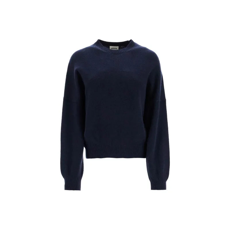 KHAITE Crewneck Drop Shoulder Jumper-0