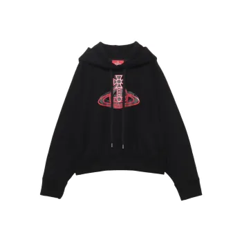 Vivienne Westwood Linen Organic Organic Hair Dye Sweatshirt Women's Black