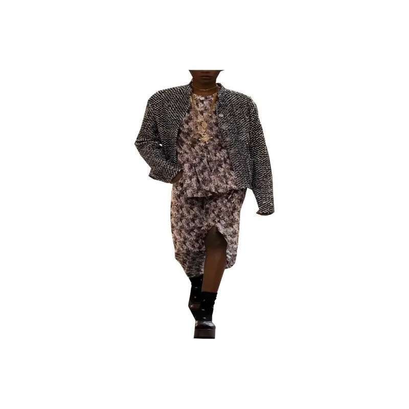 CHANEL 23 Spring Summer New Arrivals Jackets & Coats Women's Black-0