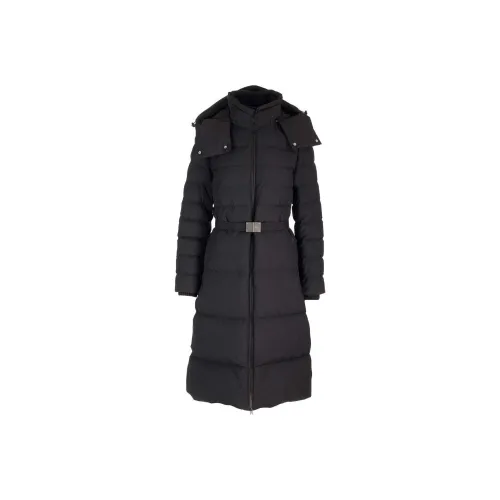 Burberry Hooded Belted Waist Puffer Coat
