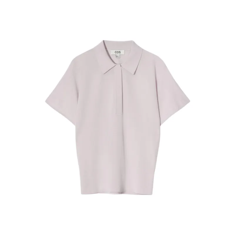 COS Polo Shirt Women's Purple Lilac-0