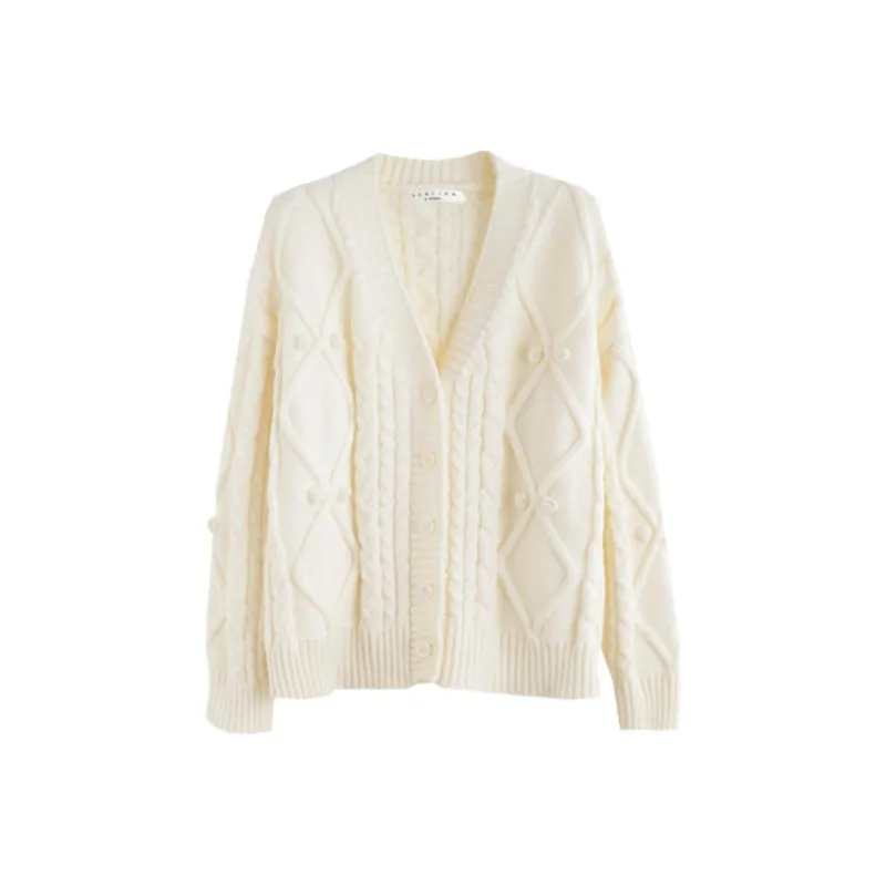 Tonlion Knitwear Women's Beige Apricot-0