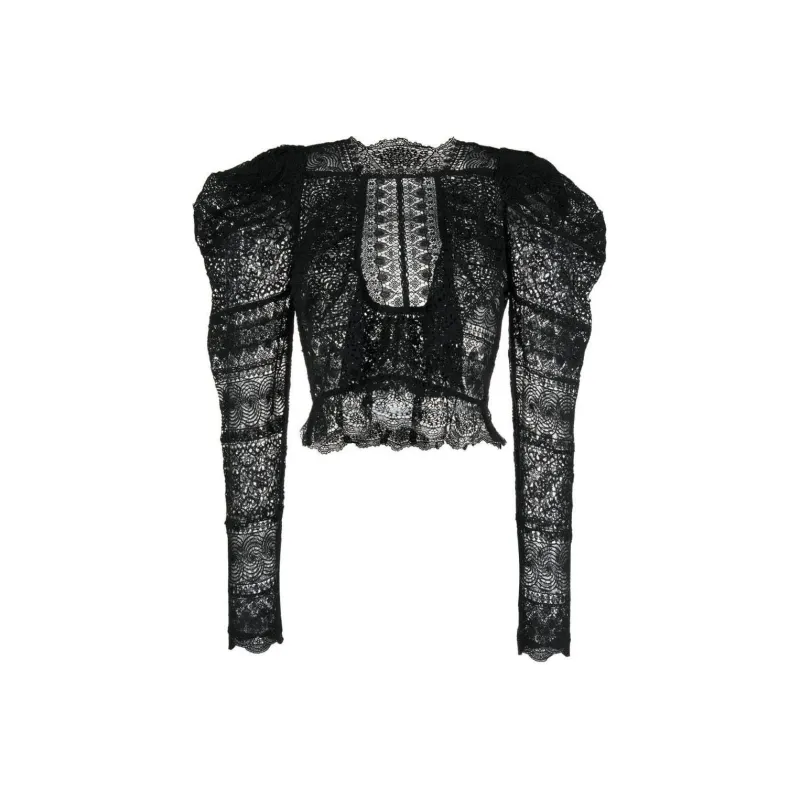 Ulla Johnson Eloise Lace Blouse-0