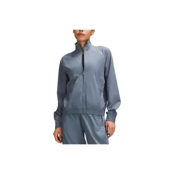 Lululemon Jacket Women's Trendy Aqua Blue/Powerful Purple