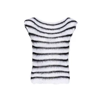 MARNI Open-knit Striped Top