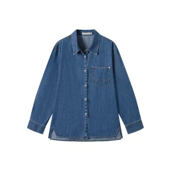 DIALOGUE Shirt Women's Denim Blue