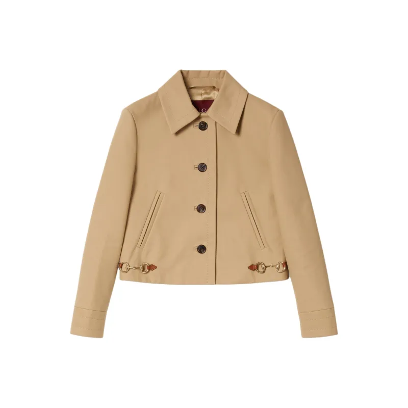GUCCI SS25 Jackets Coats Women's Khaki-0