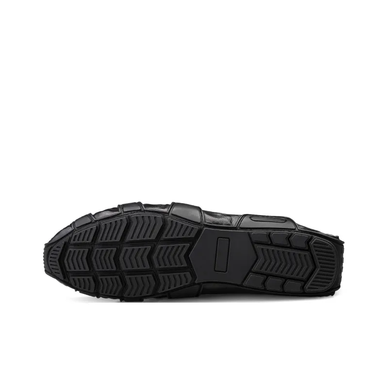 DCK Men's Casual Shoes Men Low Top Black Brown-4