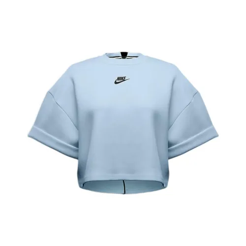 Nike Sportswear Tech Fleece T-Shirt Women's Glacier Blue/Black