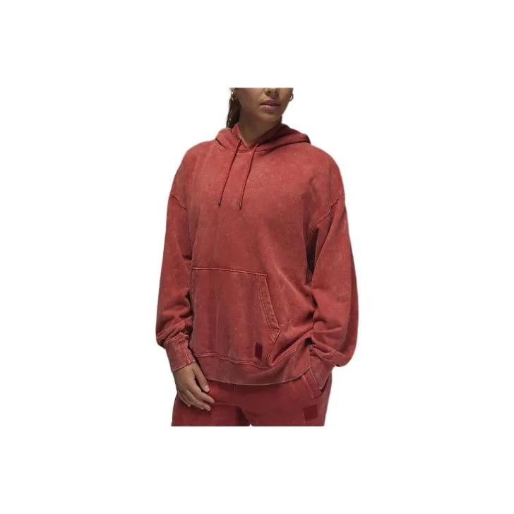 Jordan Flight Fleece Sweatshirt Women's Sand Dune Red-0