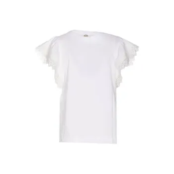 Twinset Embroidered sleeves Cotton Blouse