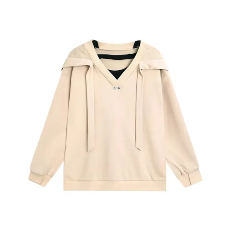 Aghr Sweatshirt Women's Milk Tea-0