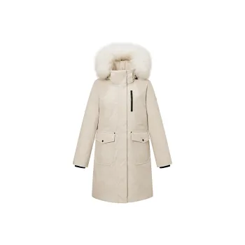 HAZZYS Mid length Down Jacket Women's Ivory