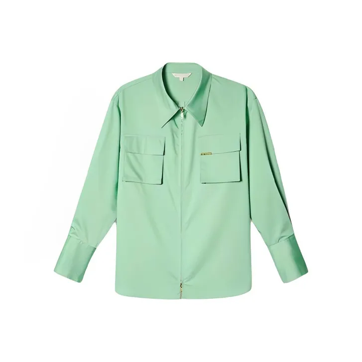 PSALTER Shirt Women's Verdant White Green-0