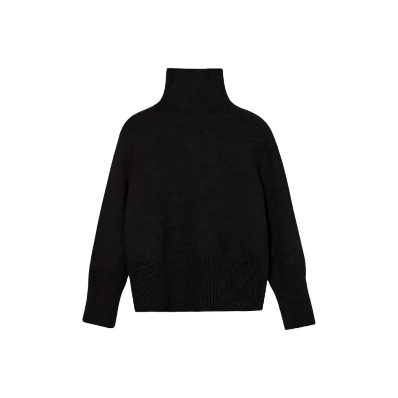 The King And The Nightingale Minimalist Style Basic Turtleneck Pullover Knitwear Women's-6
