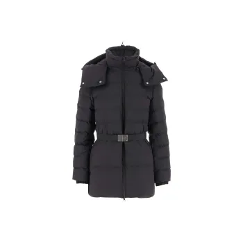 Burberry Belted Hooded Padded Jacket