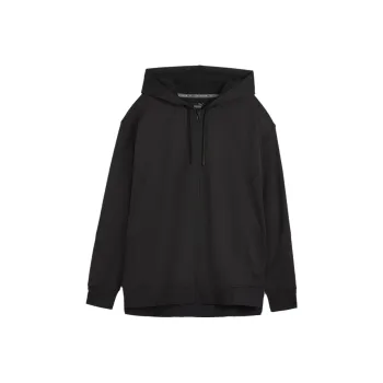 PUMA WOMEN'S CLOUDSPUN FULL-ZIP TRAINING HOODIE Sweatshirt Women's Black