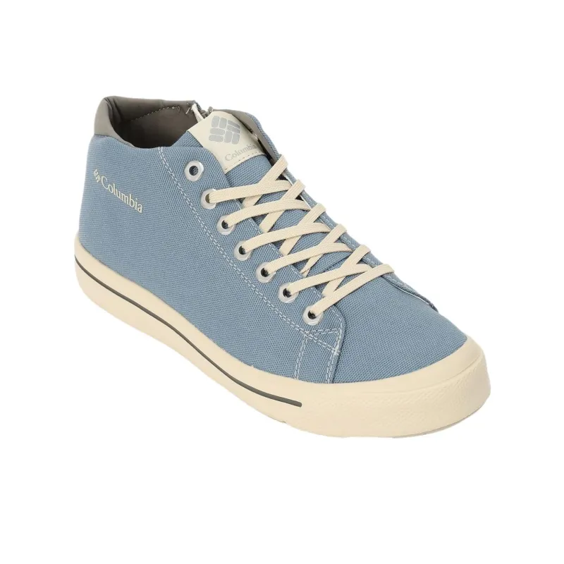 Columbia HAWTHORNE Anti Slip Wear Resistant Mid Top Canvas Shoes Unisex Ripple Blue-3