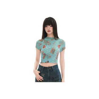 LALABOBO T Shirts Women's Blue