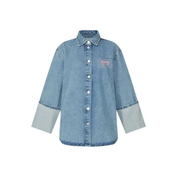 MOSCHINO Oversized Denim Shirt